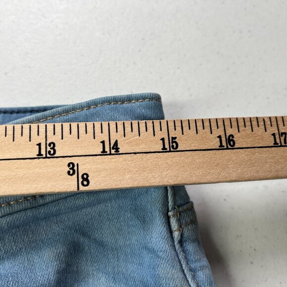 American Eagle Jeans Mens 30 X 30 Slim Straight Airflex Blue Stretch Denim Light - Picture 8 of 10